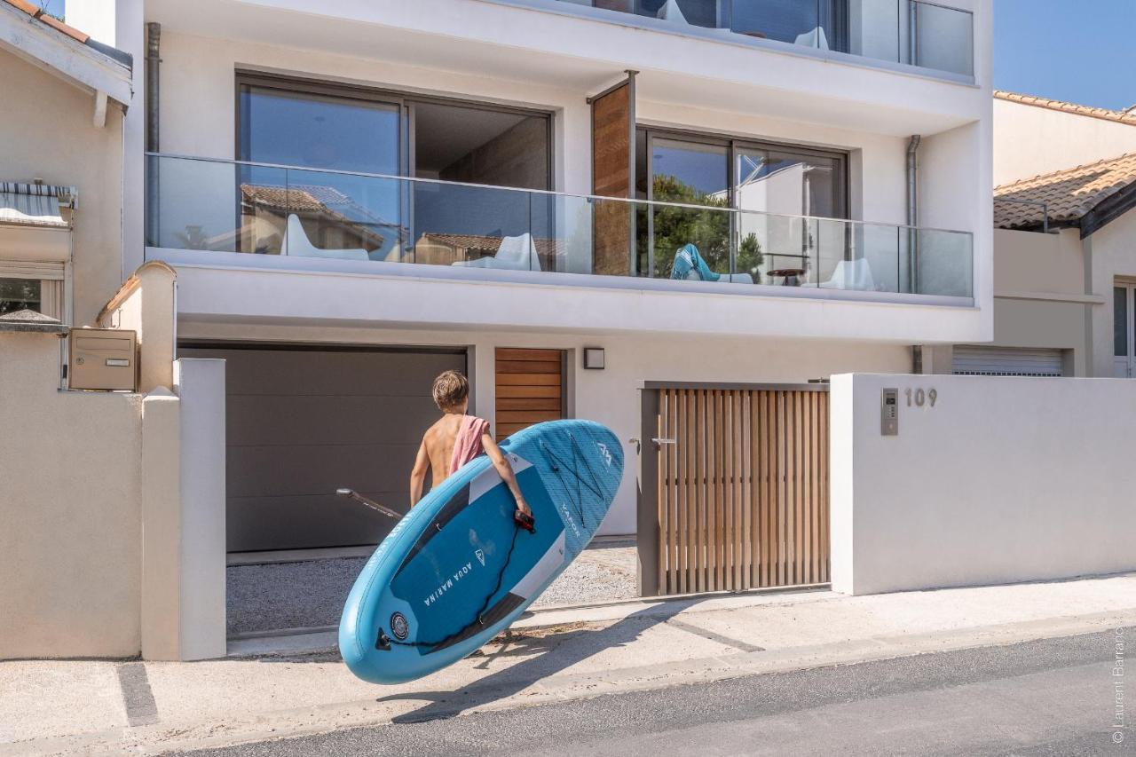 South-Of-France T2 Neuf Haut De Gamme, Climatise, Parking Gratuit, 2Eme Ligne Balcon Карнон-Плаж Екстер'єр фото